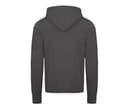 JUST HOODS Sweat zippé lourd CHARCOAL