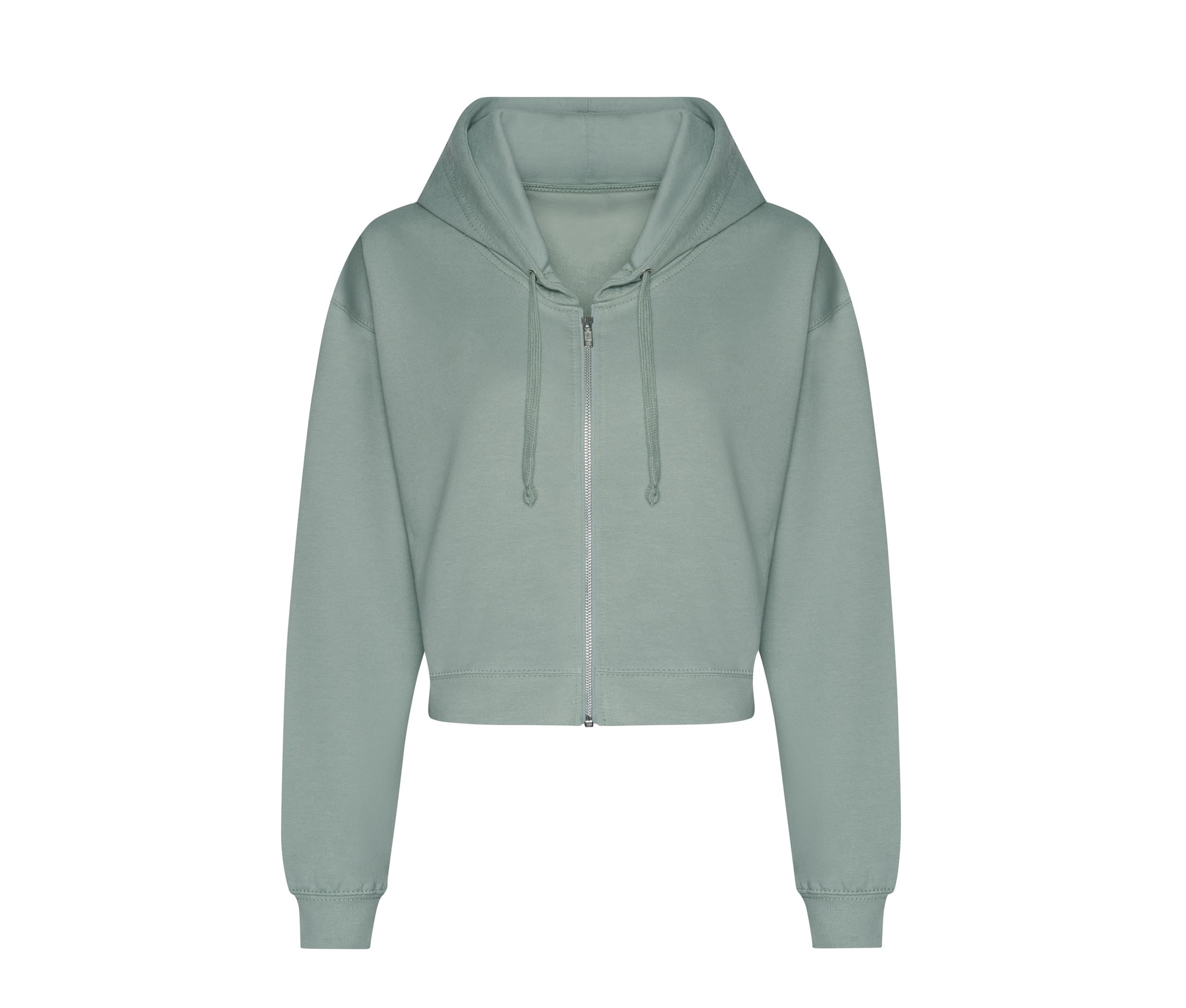 Sweat court zippé femme DUSTY GREEN