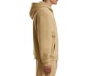 BUILD YOUR BRAND FLUFFY ZIP HOODY UNION BEIGE