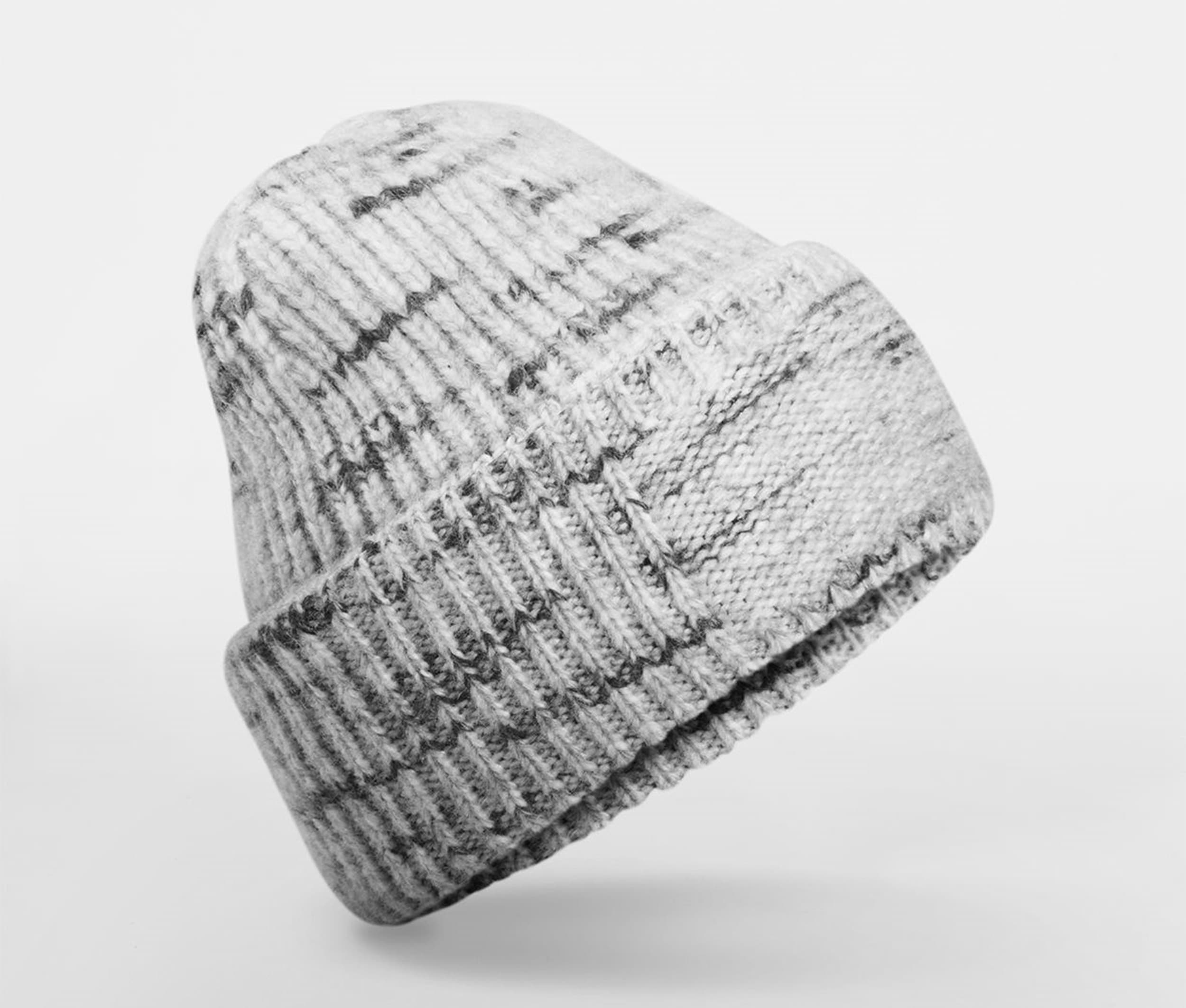 Bonnet tricoté avec zone de marquage CLOUDY HAZE