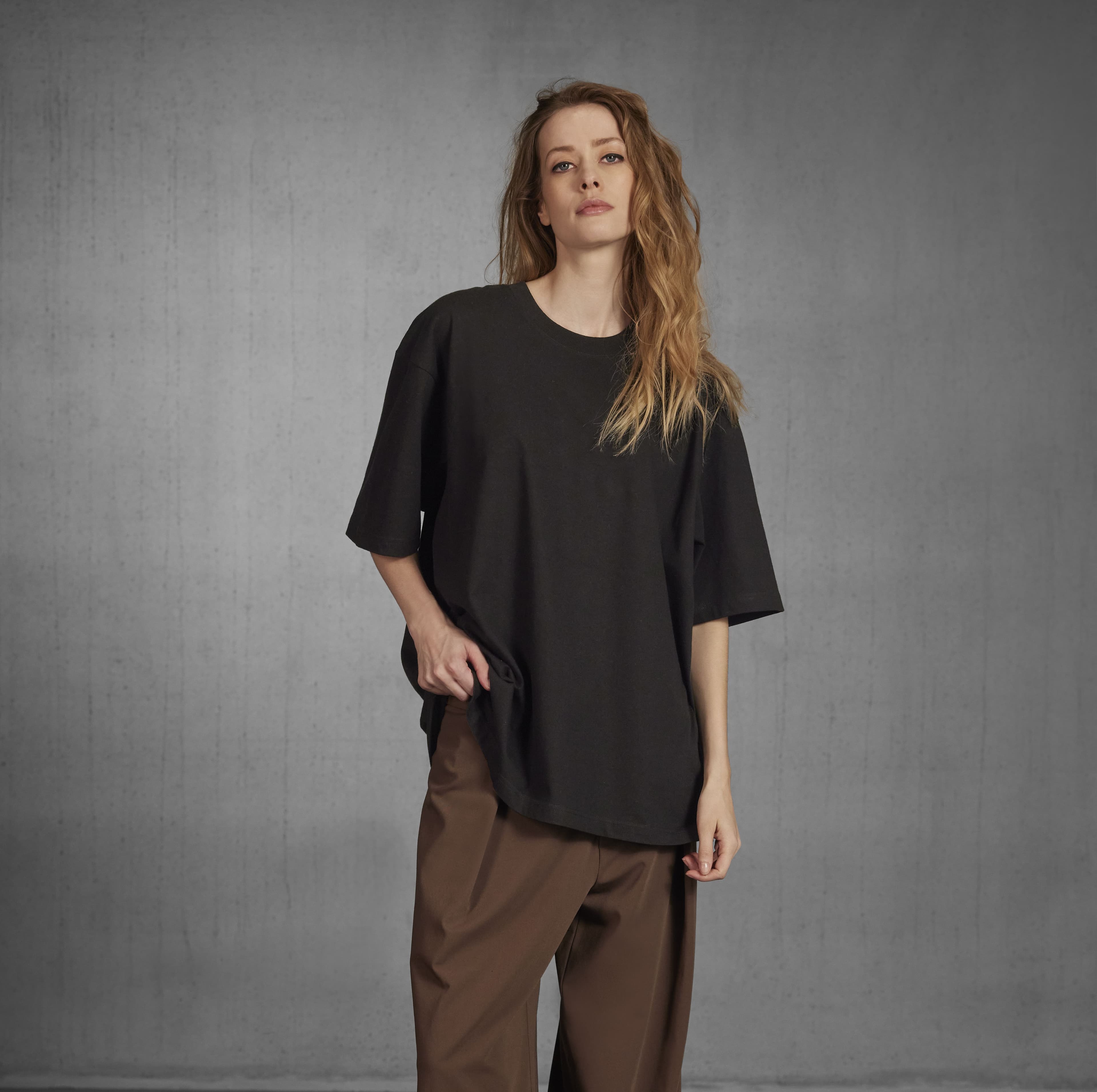 Tee-shirt oversize lourd unisexe