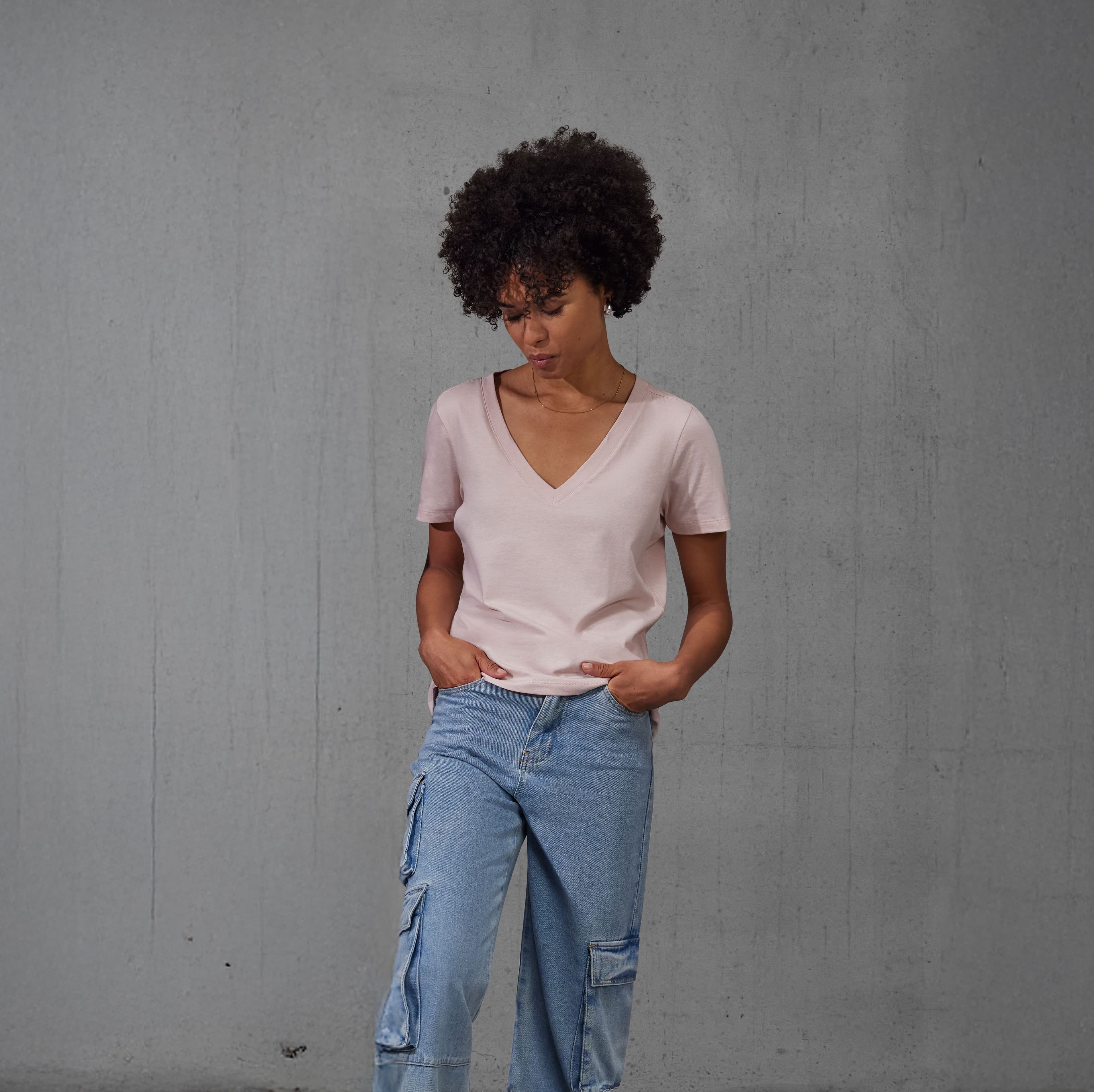 Tee-shirt femme col V 150