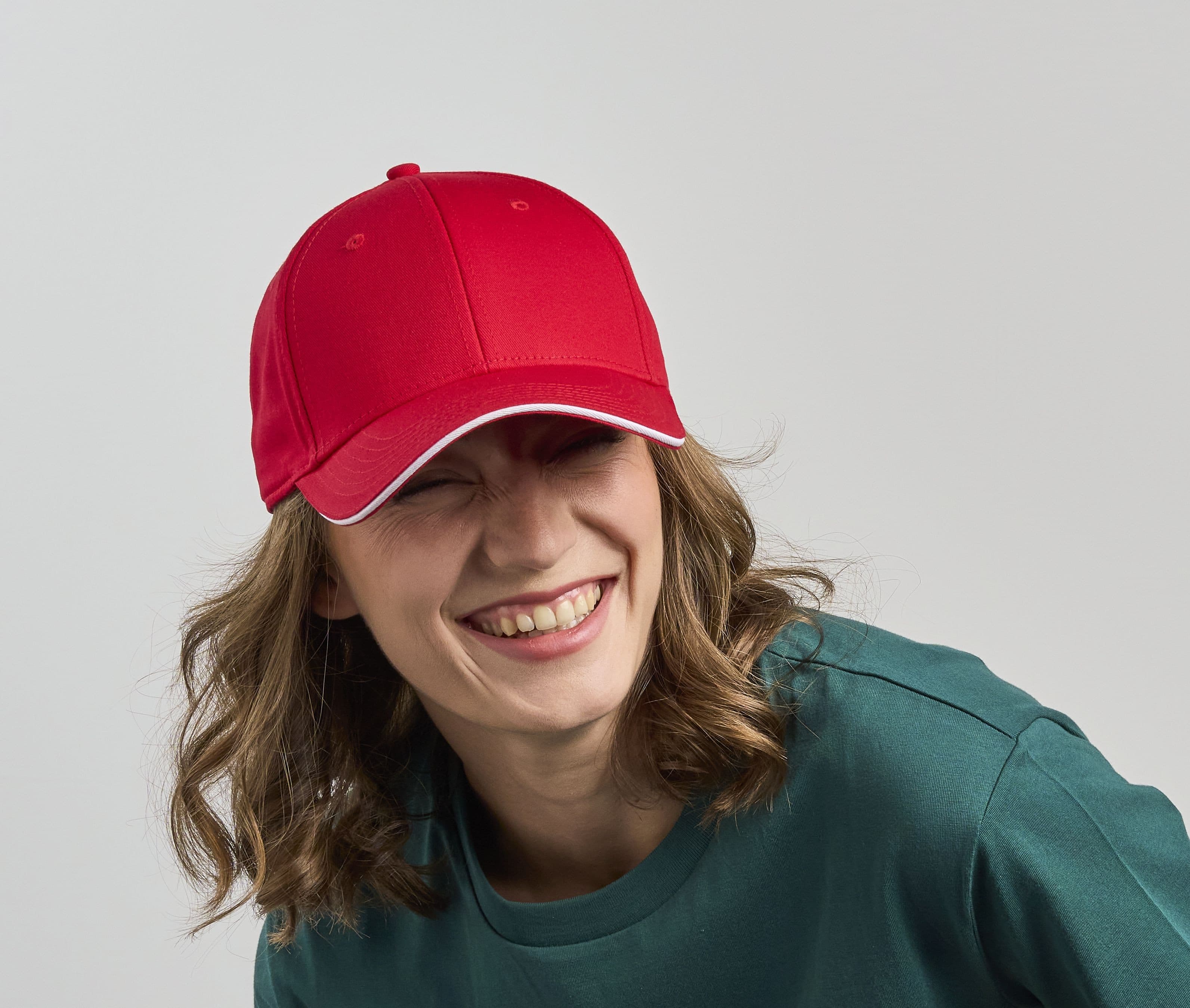 Casquette 6 pans visière sandwich