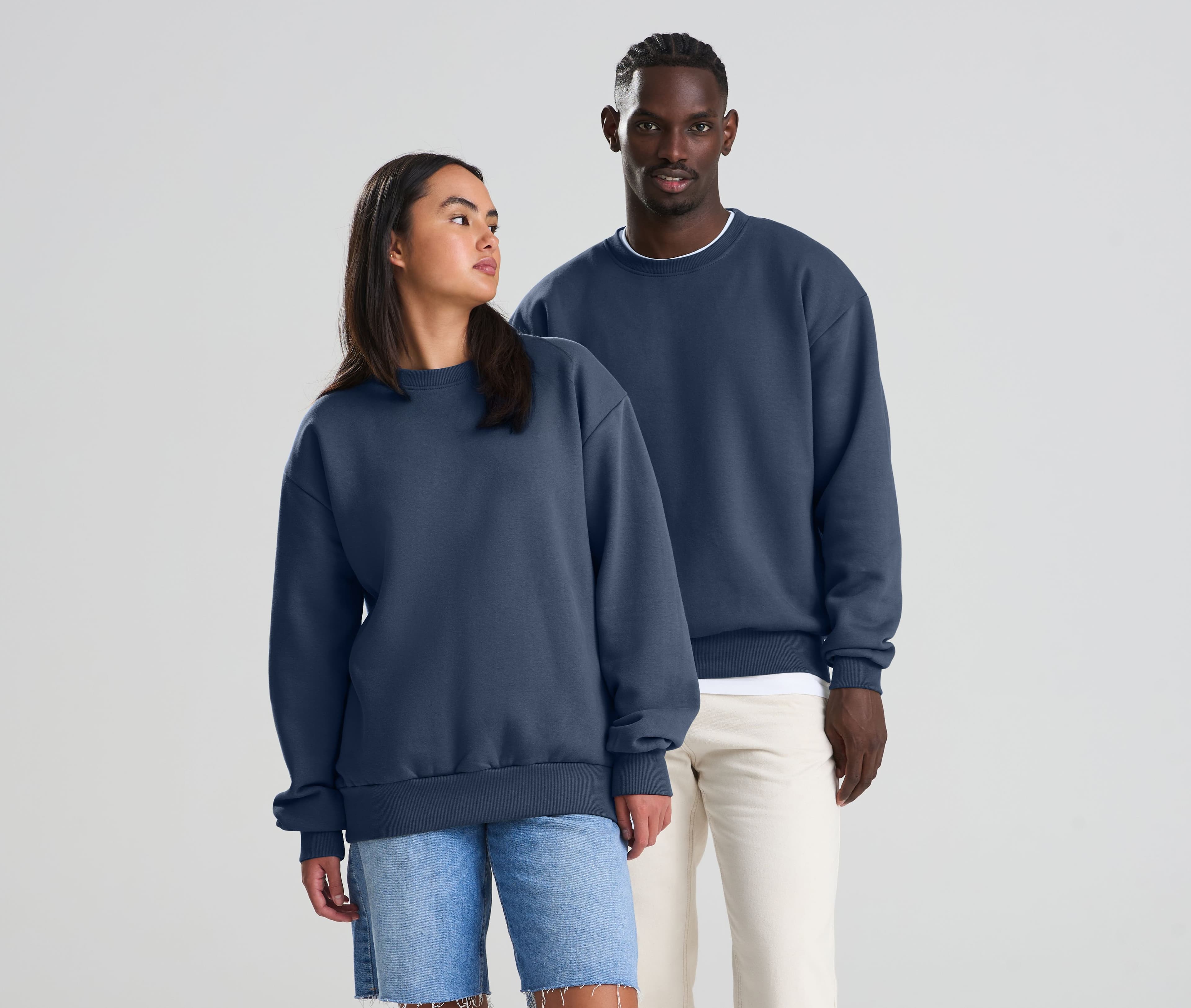 Sweat col rond lourd