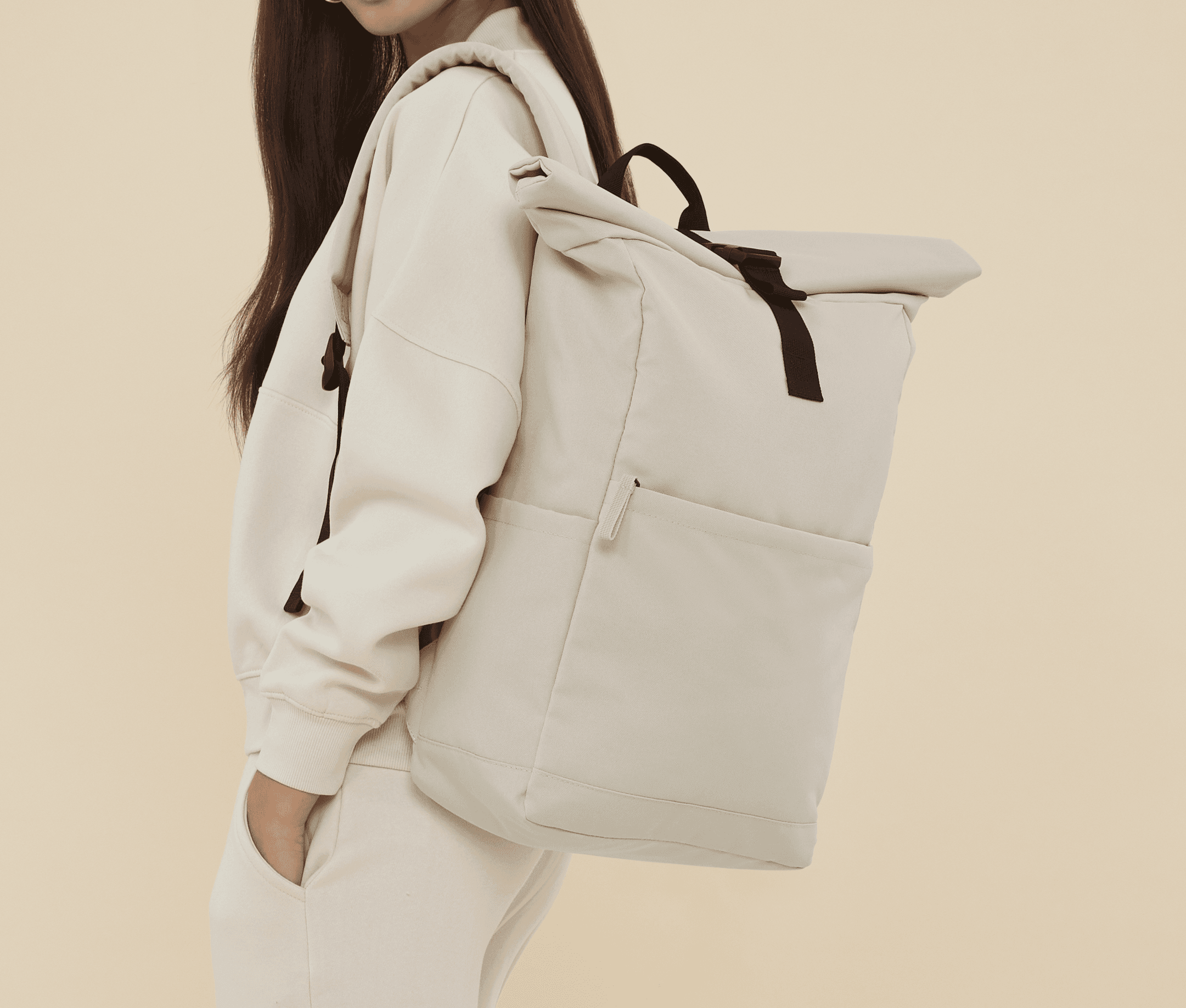 Sac à dos fermeture à enroulement