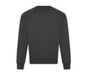 JUST HOODS Sweat col rond lourd SOLID CHARCOAL