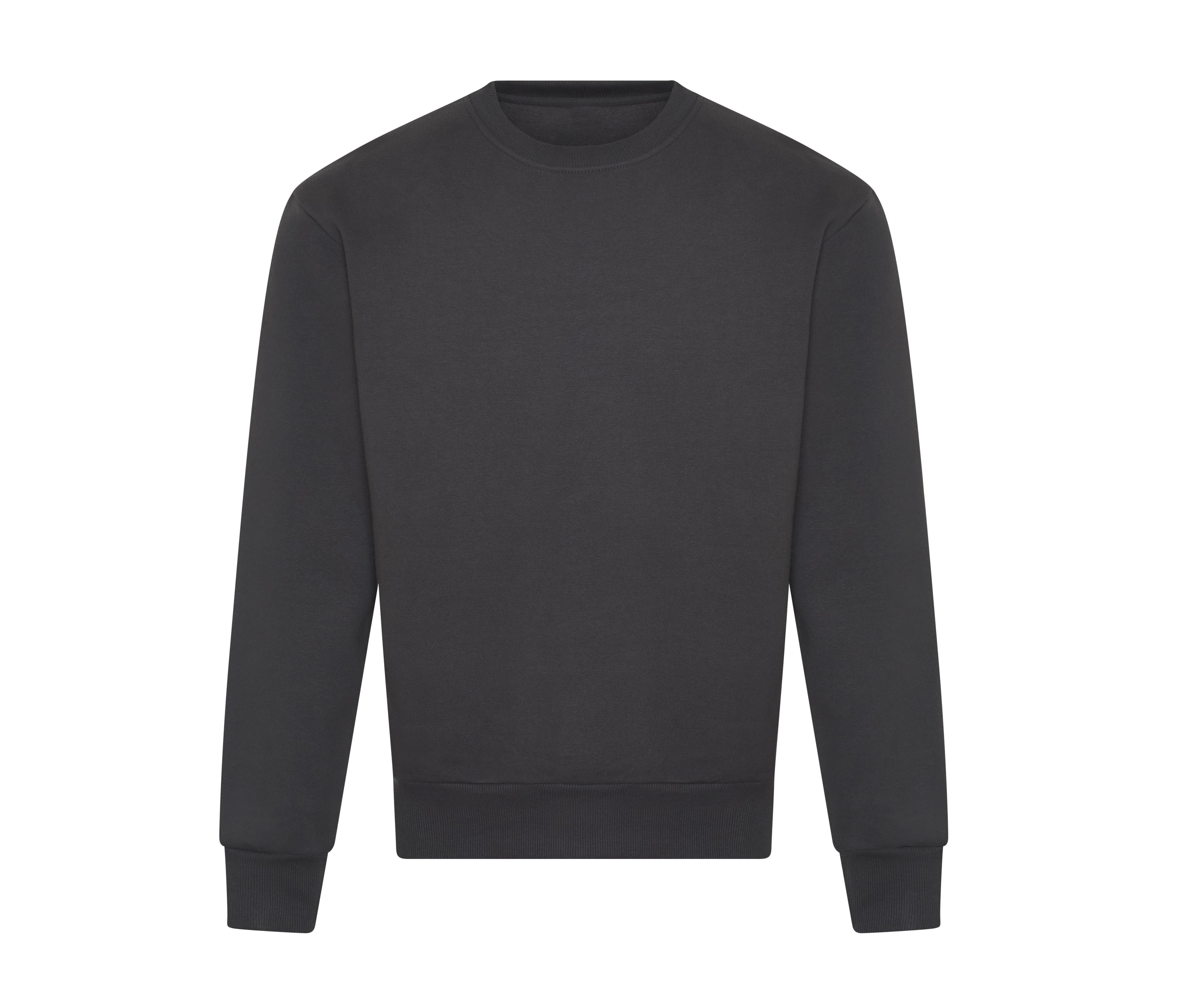 Sweat col rond lourd SOLID CHARCOAL