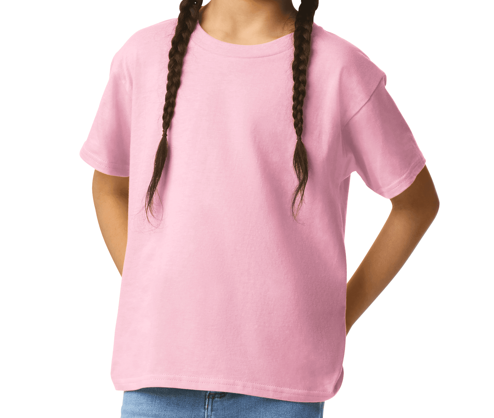 Tee-shirt col rond 150 LIGHT PINK