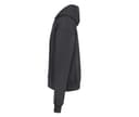 JUST HOODS Sweat capuche zippé lourd SOLID CHARCOAL