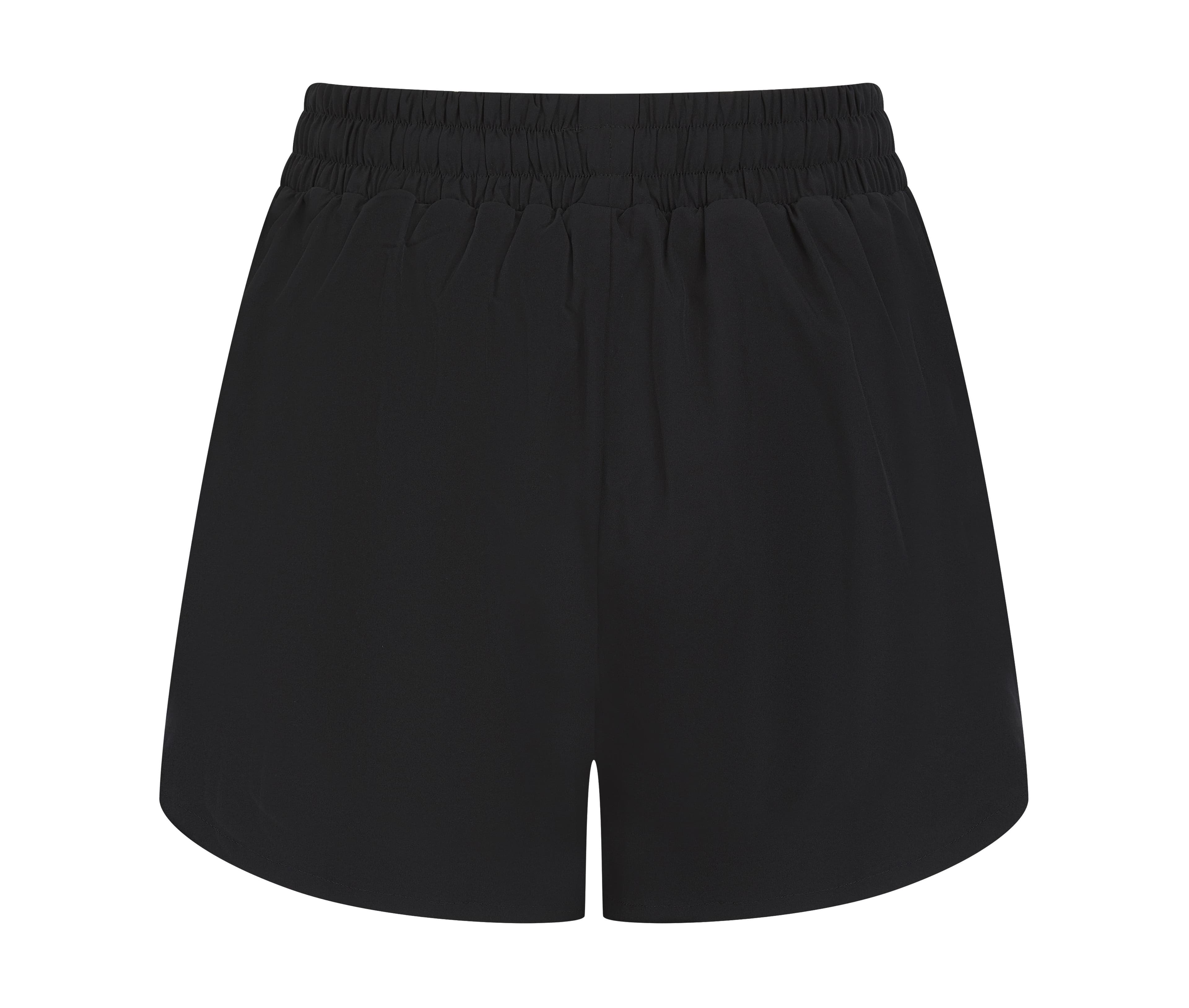 Short de sport avec doublure pour femme BLACK/BLACK