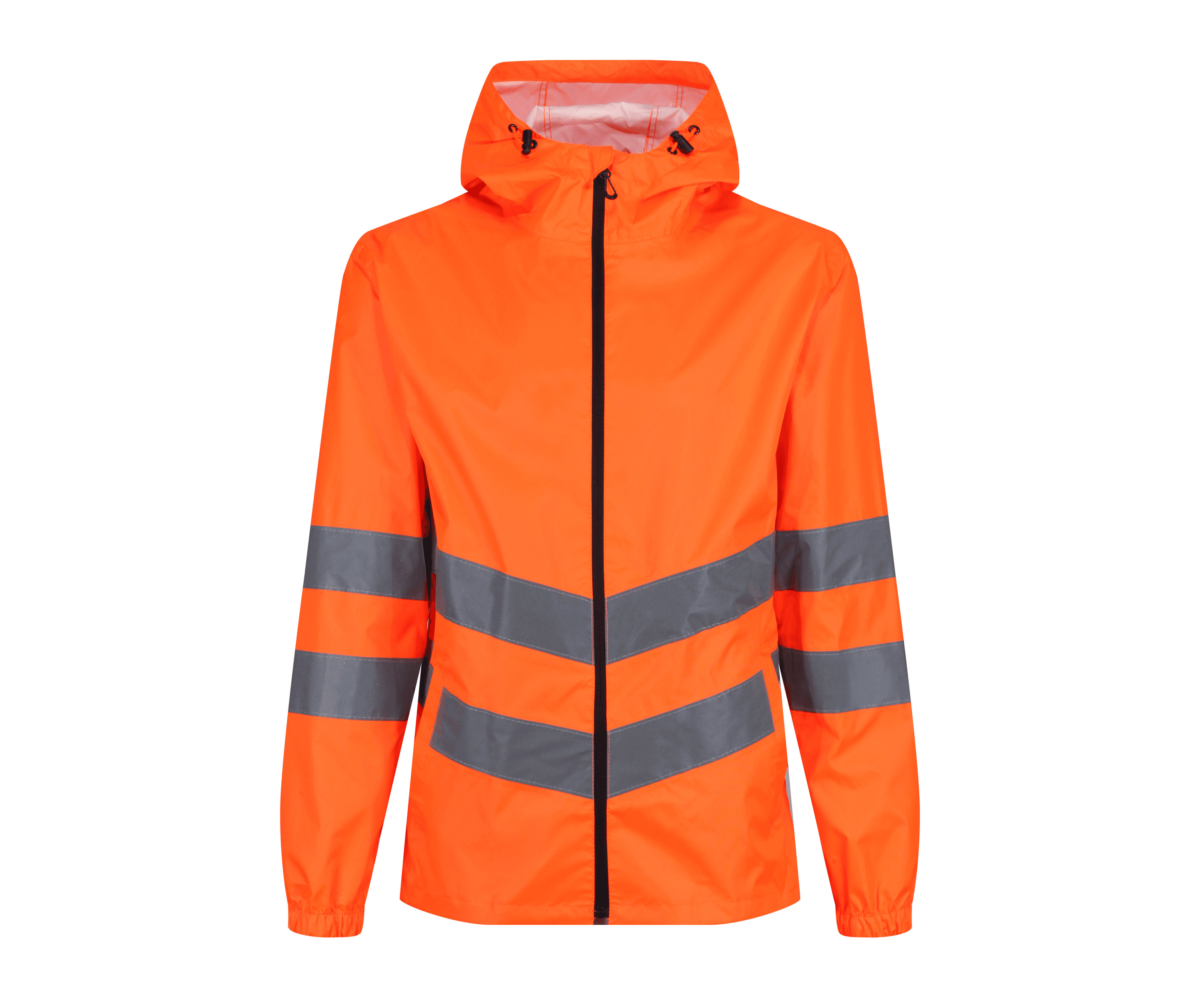 Veste imperméable haute-visibilité ORANGE
