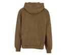 BUILD YOUR BRAND Sweat à capuche lourd délavé WARM KHAKI