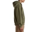 BUILD YOUR BRAND Sweat capuche zippé lourd délavé WARM KHAKI