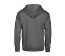 TEE JAYS Sweat à capuche urbain zippé POWDER GREY