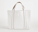WESTFORD MILL Sac shopping fermeture magnétique SOFT WHITE/CARAMEL