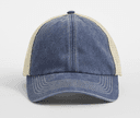 BEECHFIELD Casquette trucker 6 panneaux VINTAGE DENIM/STONE