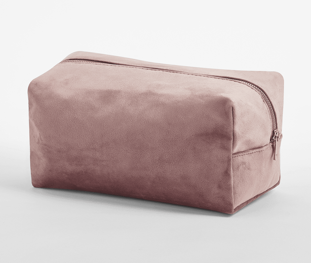 Pochette en velours ROSE QUARTZ