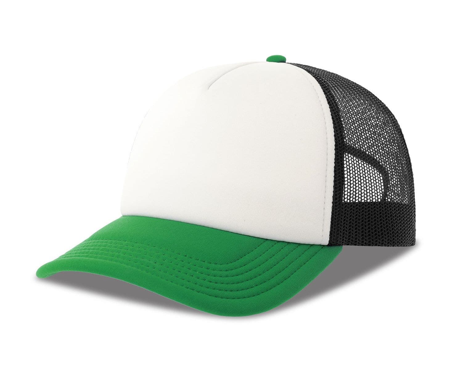 Casquette style rappeur WHITE/BLACK/GREEN