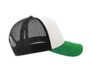 ATLANTIS HEADWEAR Casquette style rappeur WHITE/BLACK/GREEN