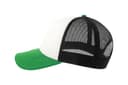 ATLANTIS HEADWEAR Casquette style rappeur WHITE/BLACK/GREEN