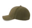 ATLANTIS HEADWEAR Casquette 6 pans contrastée OLIVE