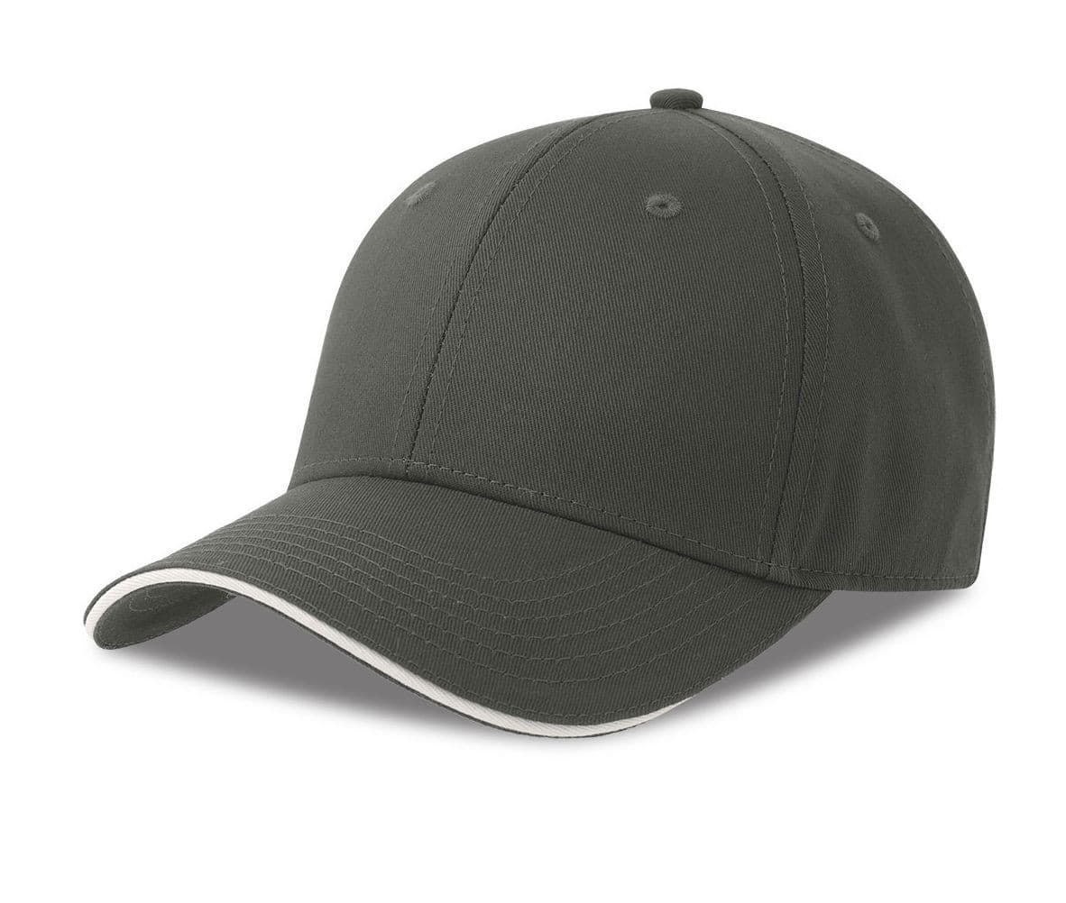 Casquette 6 pans visière sandwich DARK GREY
