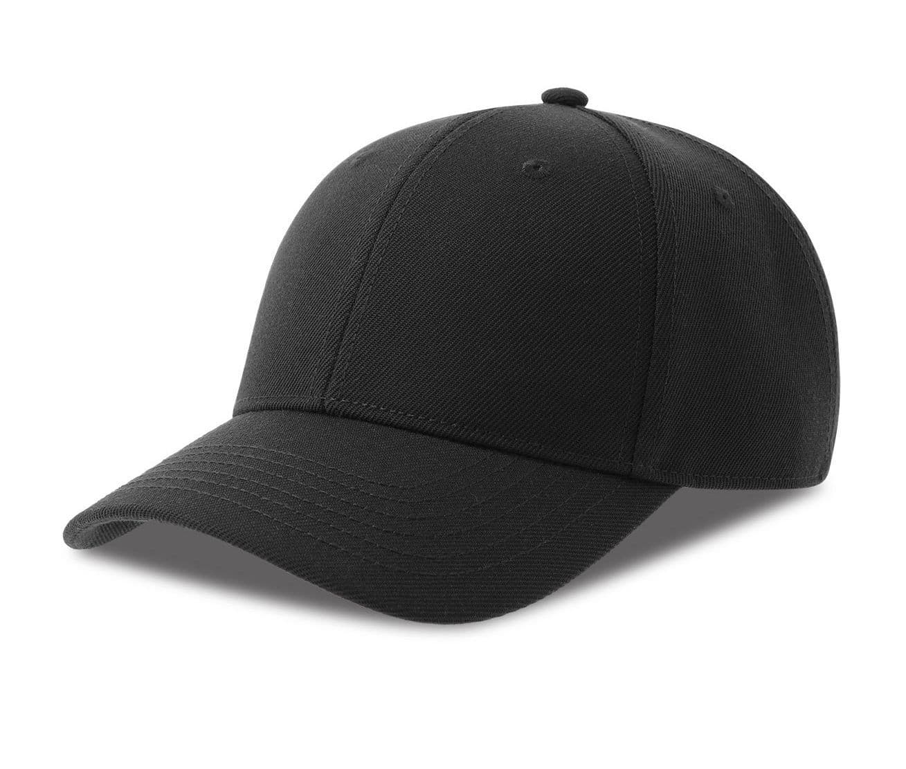 Casquette baseball 6 pans BLACK