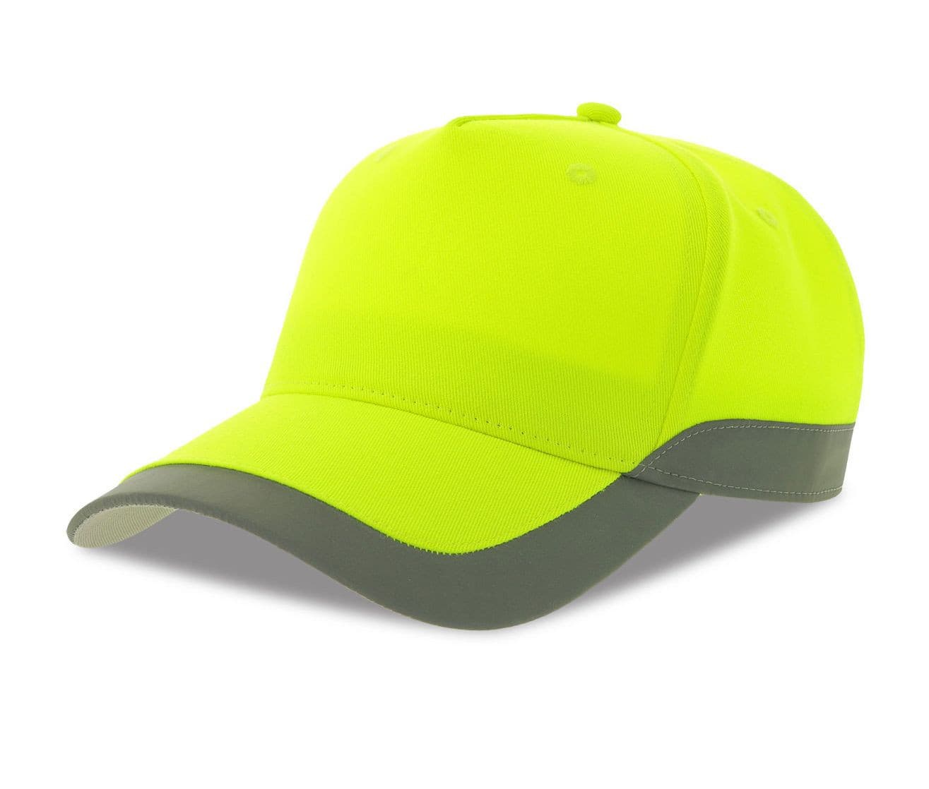 Casquette 5 pans haute visibilté FLUO YELLOW
