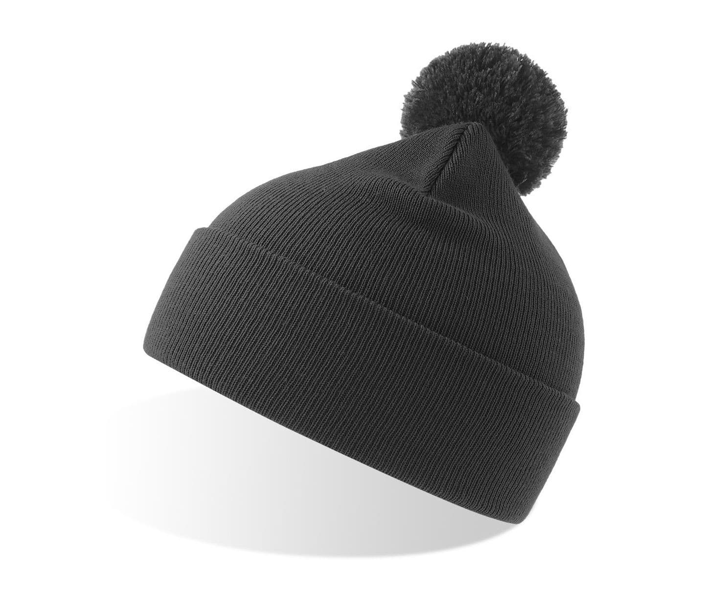 Bonnet pompon DARK GREY