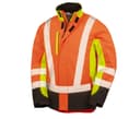 RESULT Softshell 3 couches FLUO YELLOW/FLUO ORANGE/BLACK