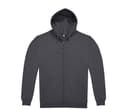 B&C Sweat zippé à capuche unisexe DARK GREY
