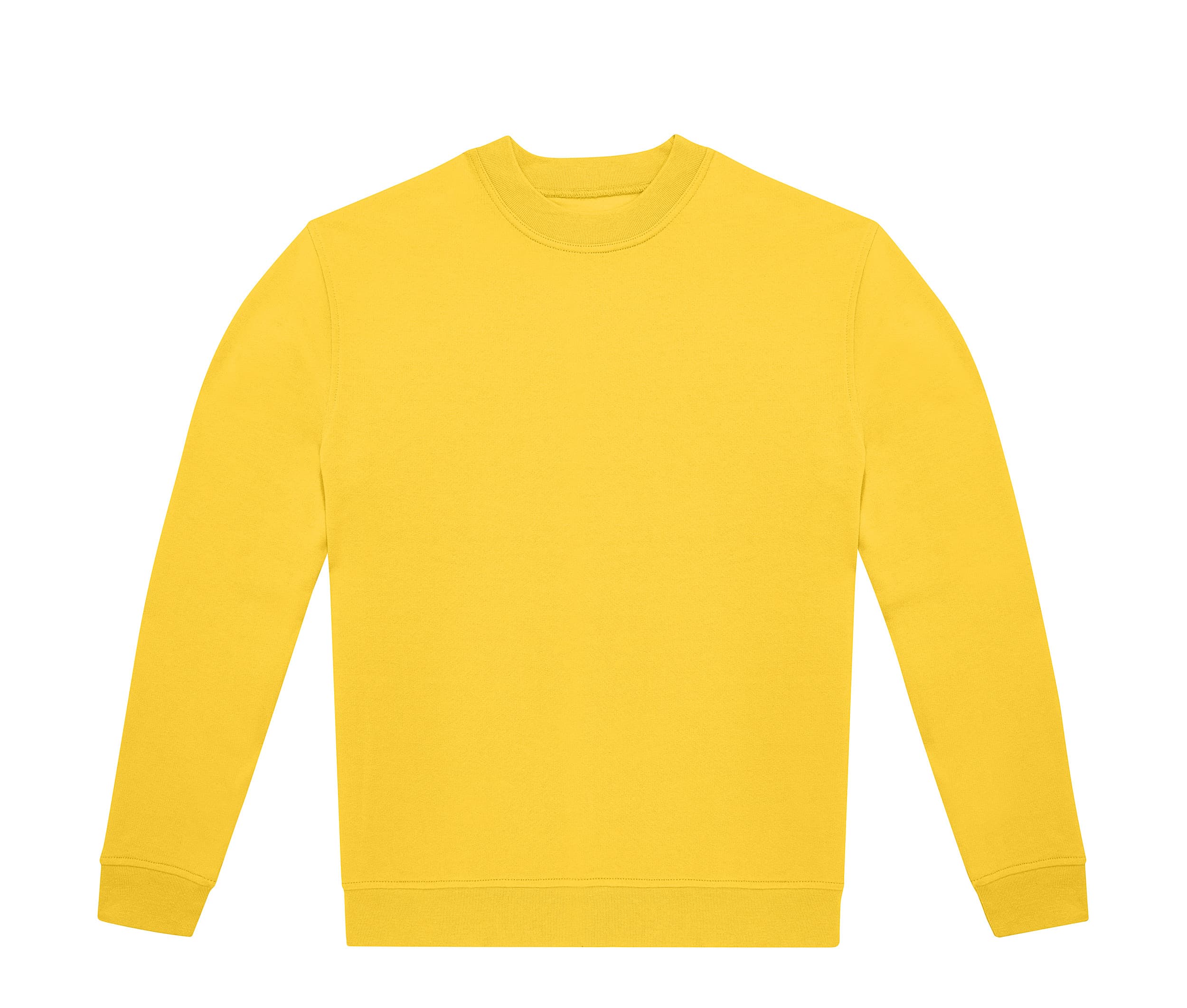 Sweat col rond unisexe POP YELLOW
