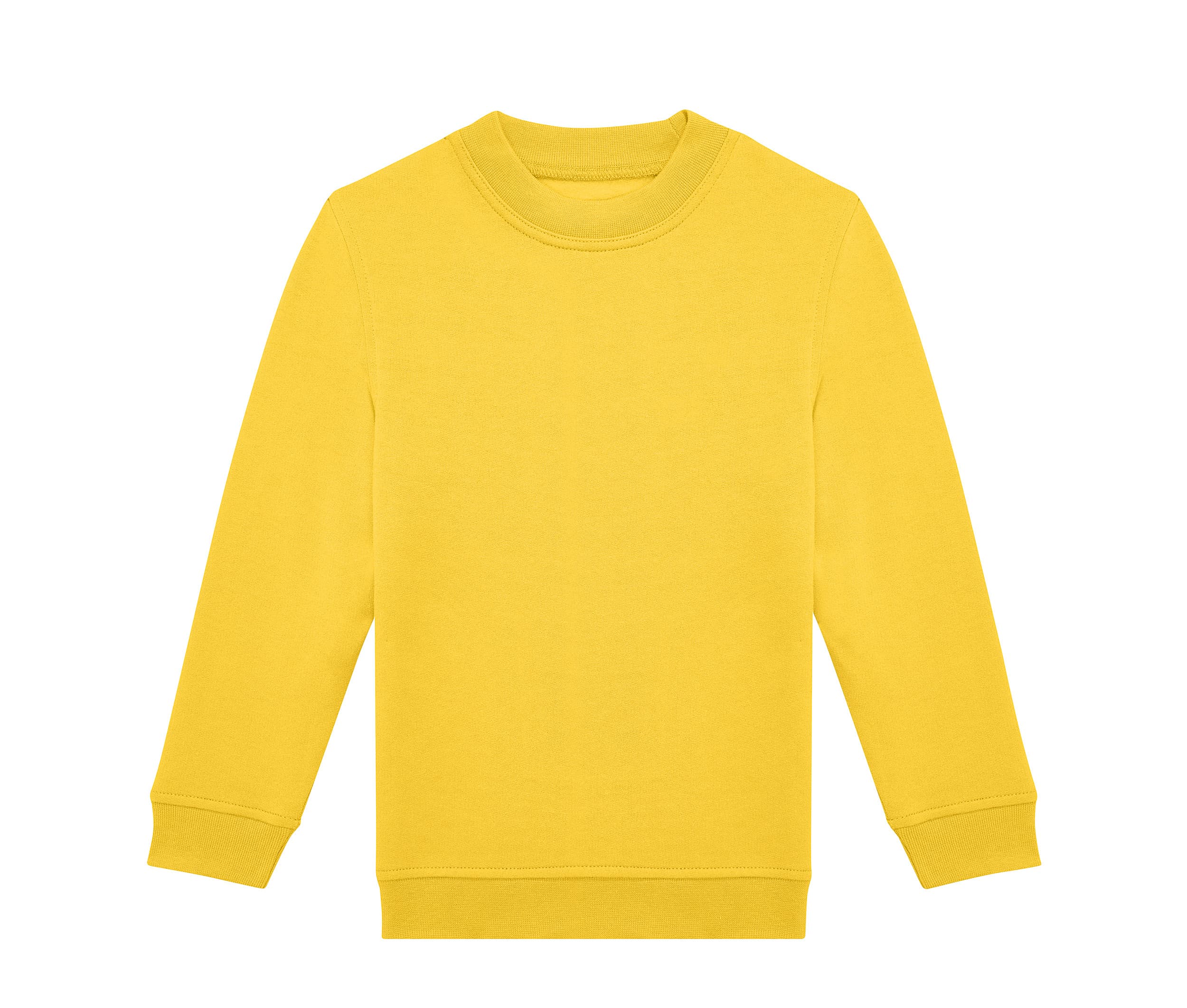Sweat col rond unisexe POP YELLOW