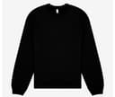 BELLA + CANVAS Sweat unisexe col rond BLACK