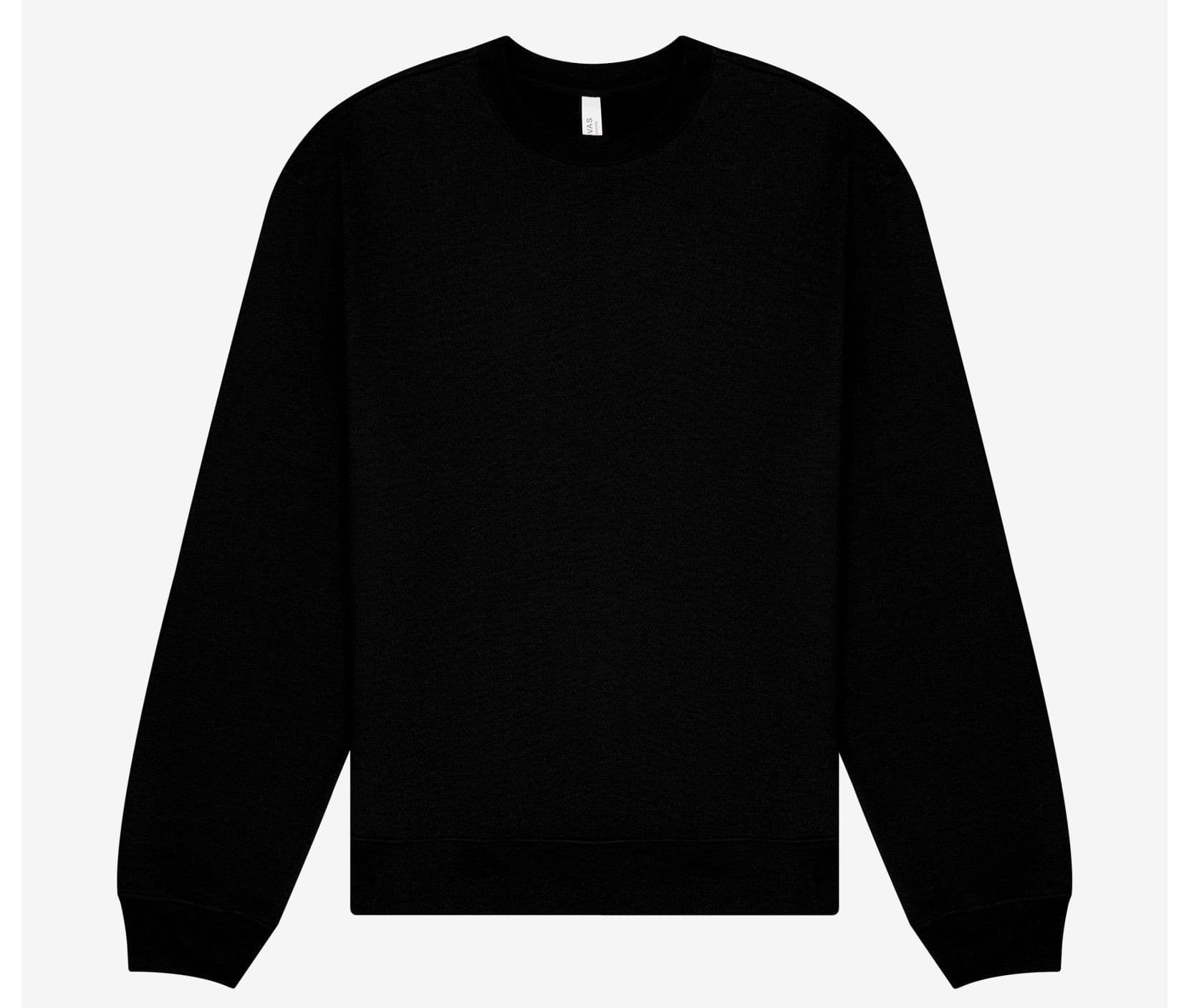 Sweat unisexe col rond BLACK