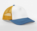 BEECHFIELD Casquette trucker 5 panneaux SUNFLOWER/HERITAGE BLUE