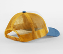 BEECHFIELD Casquette trucker 5 panneaux SUNFLOWER/HERITAGE BLUE