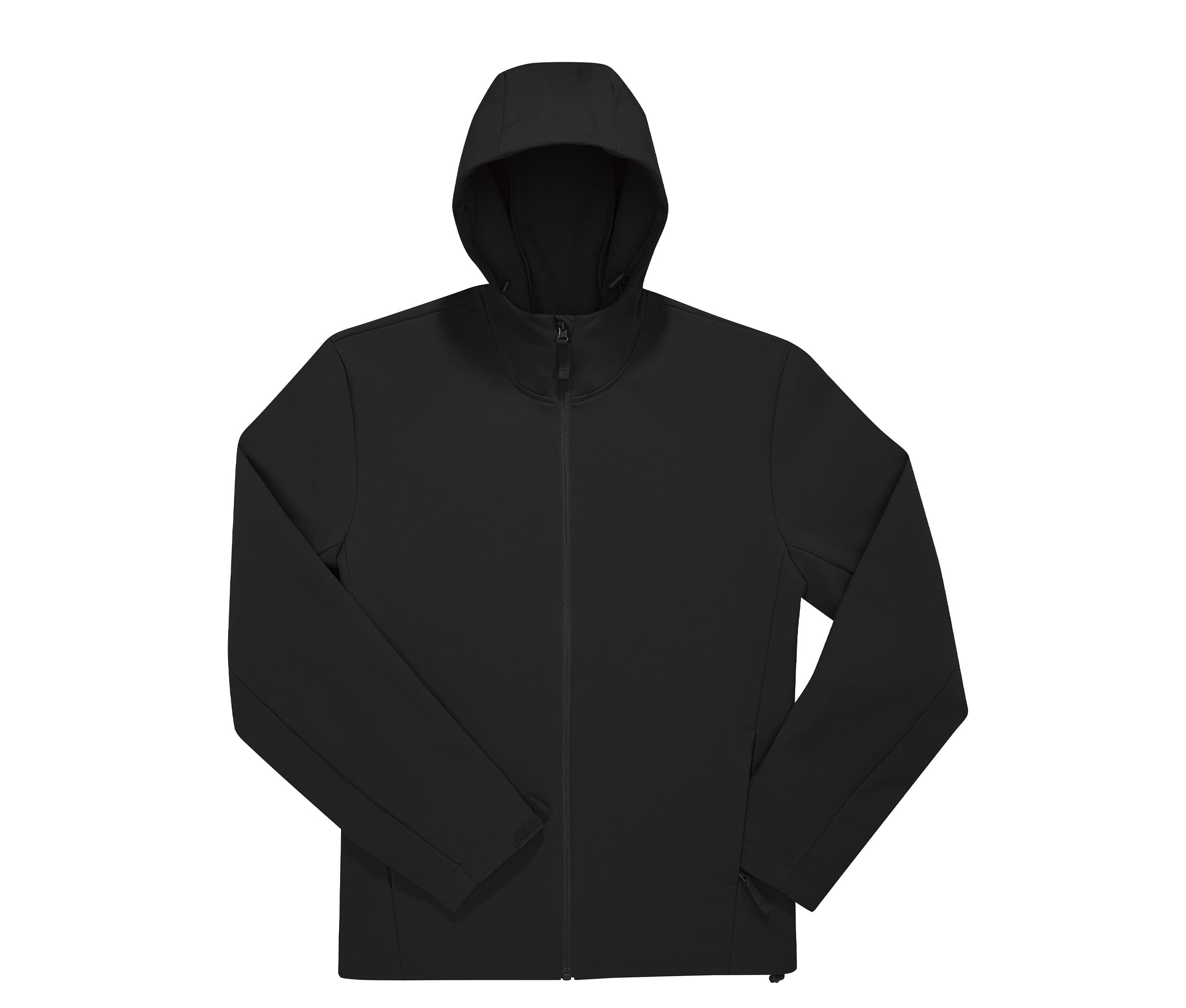 RESET HOODED SOFTSHELL BLACK