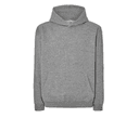 JHK Sweat kangourou oversize unisexe GREY MELANGE