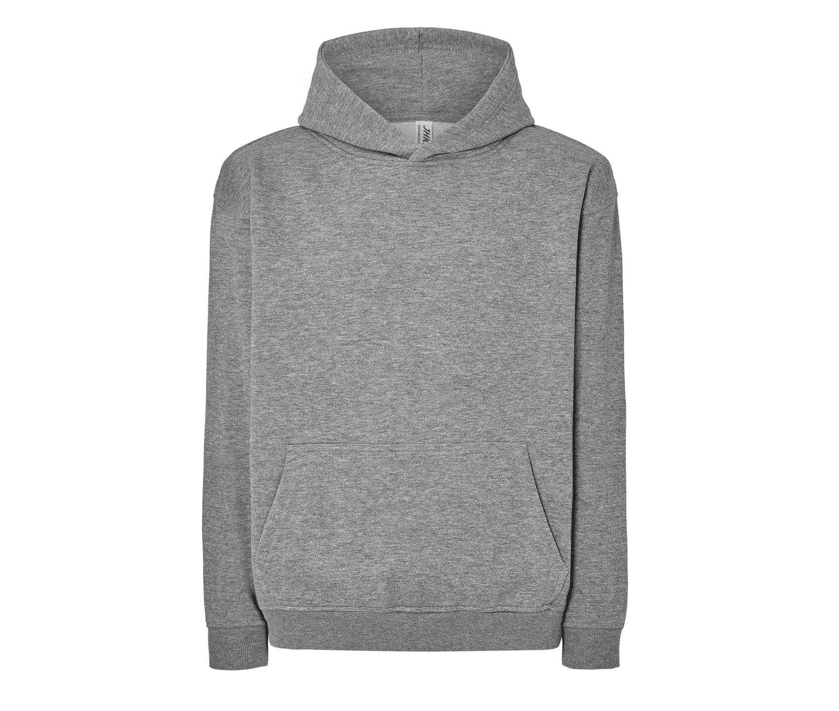 Sweat kangourou oversize unisexe GREY MELANGE