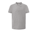 JHK Polo coton 240 GREY MELANGE
