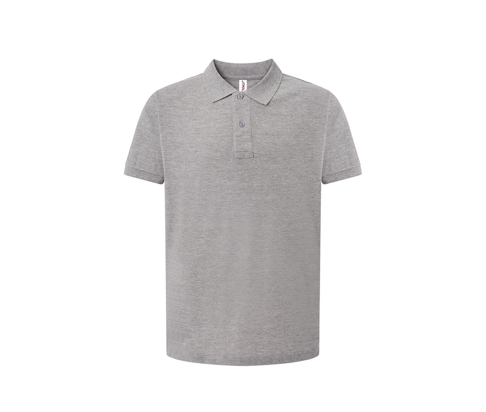 Polo coton 180 GREY MELANGE