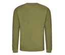 JUST HOODS Sweat col rond 280 KHAKI