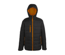 REGATTA Veste matelassée BLACK / ORANGE POP