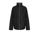 REGATTA Veste imperméable BLACK / MINERAL GREY