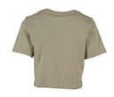BUILD YOUR BRAND Tee-shirt femme "cropped" PALE OLIVE
