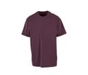 BUILD YOUR BRAND Tee-shirt oversize lourd PLUM PURPLE