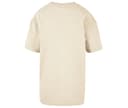 BUILD YOUR BRAND Tee-shirt oversize femme WHITE SAND