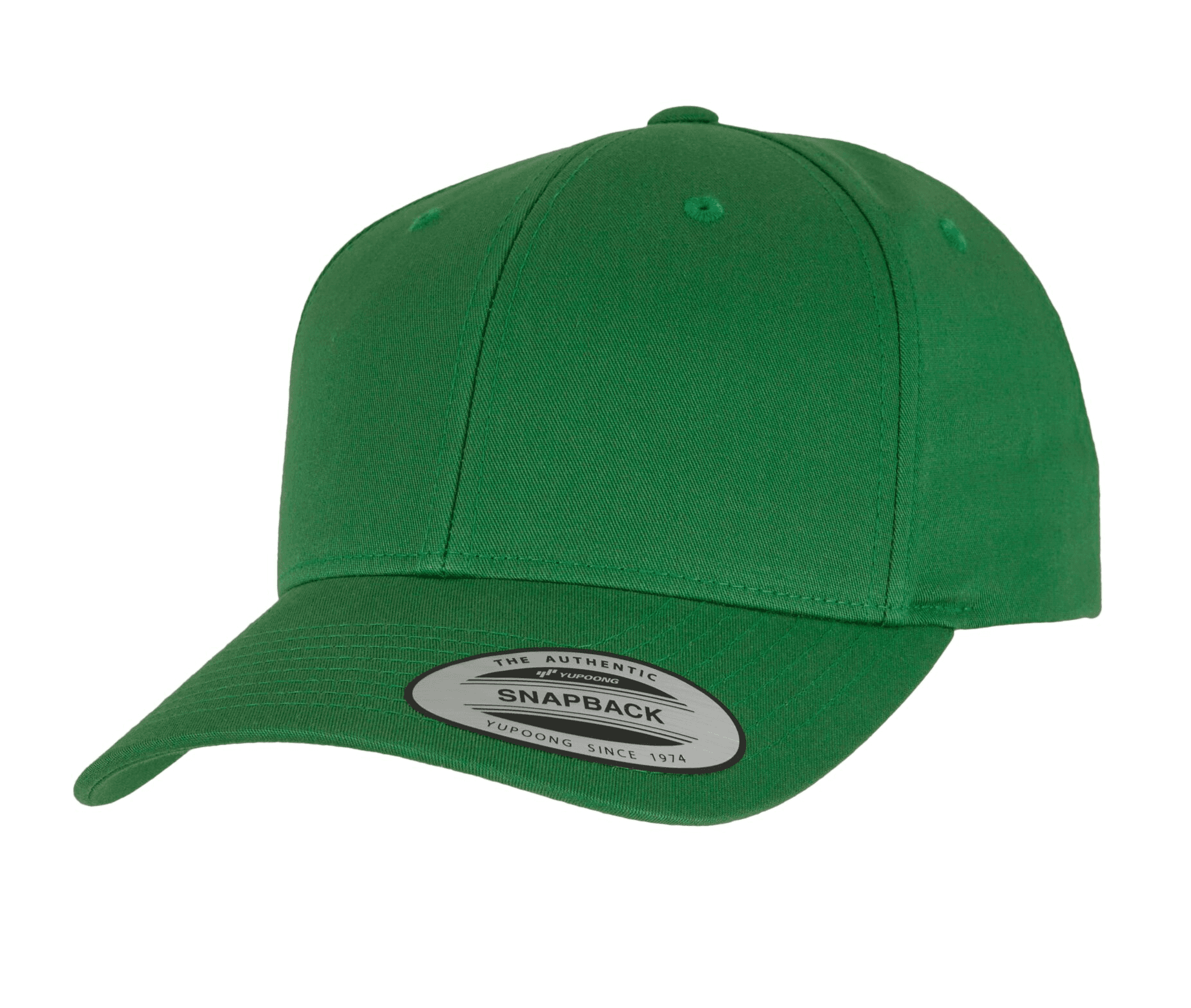 Casquette snapback visière incurvée CLASSIC GREEN
