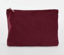 BAG BASE Pochette en velours RUBY RED